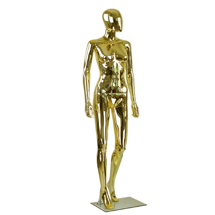 

GFP-3 Hot Sale Full Body Gold Chrome Manequins Female Mannequin Lingerie