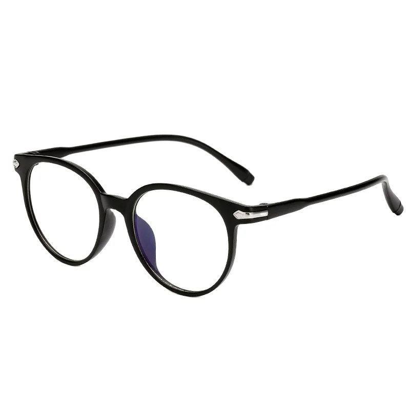 

[RTS] New cheap unisex retro transparent spectacle frame anti-blue round PC frame student glasses