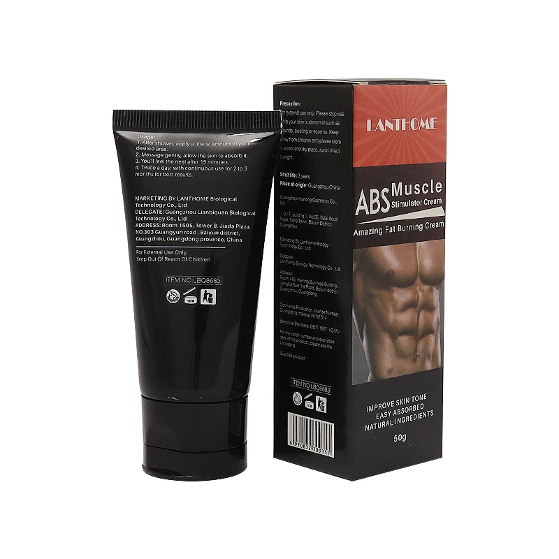 

High quality weight loss men's strengthening Fat Burning Abdominal abs muscle stimulator cream