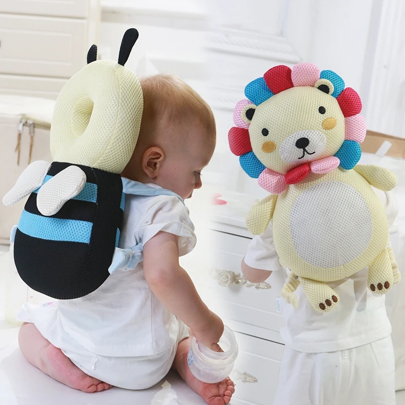 

Baby anti-fall head protect cushion Summer breathable baby anti-fall pillow Headrest child toddler pillow, Picture shown