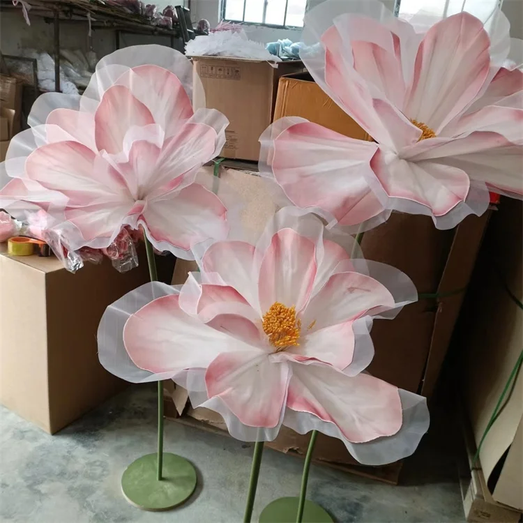 Hot Selling T-0520 Artificial EVA Large Standing Stage Flower Background for Wedding Home Decoration