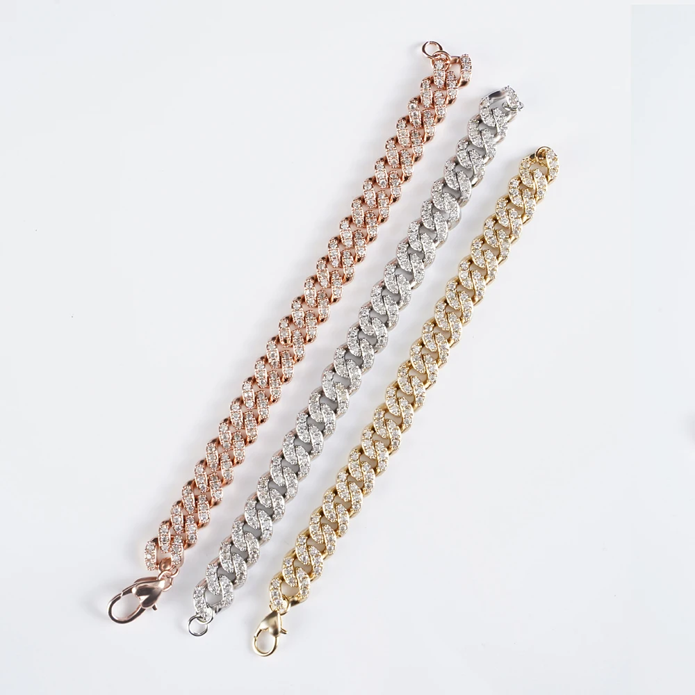 

JL Jewelry 9mm Cuban Link Chain For Women Bracelet Anklet Necklace Wholesale