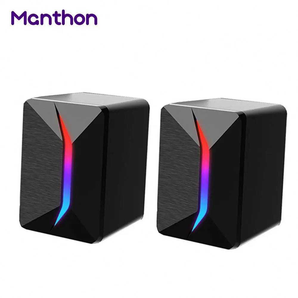 

Mini Wireless USB RGB Gaming Speakers For Pc Laptop Computer
