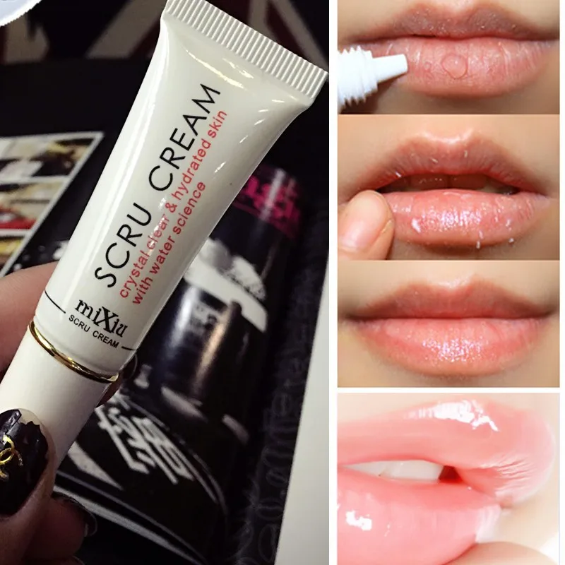 Mixiu Lips Scrub Cream Propolis Crystal Clear Lips Peeling Gel 12g Lip