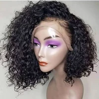 

Wholesale Cuticle Aligned Bob Cut Short Curly Wig For Women Lace Front Wigs Human Hair Curly