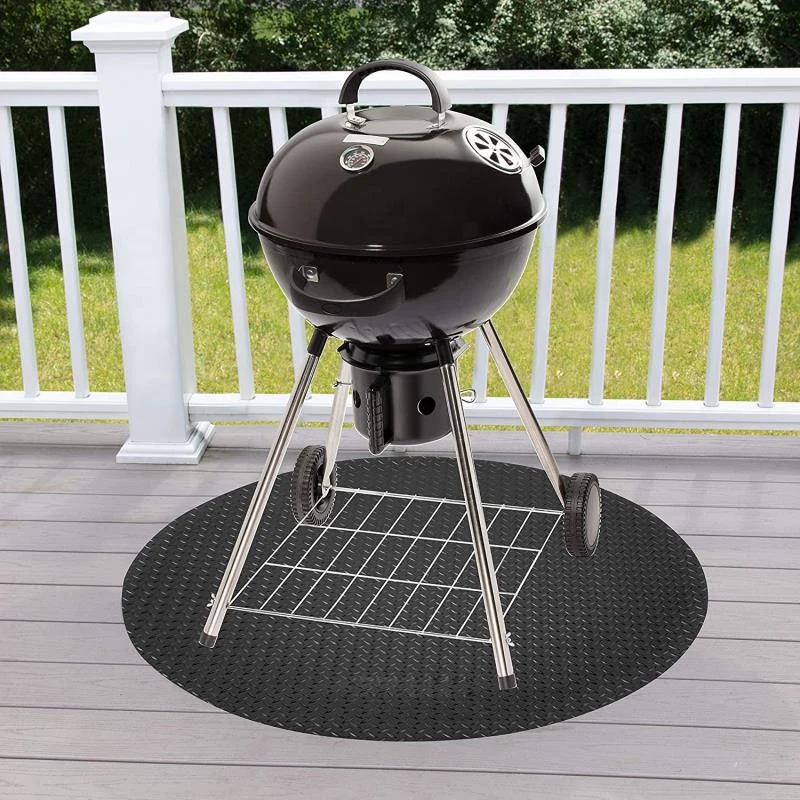 

ourdoor used recycled barbecue grill mat bbq floor mat