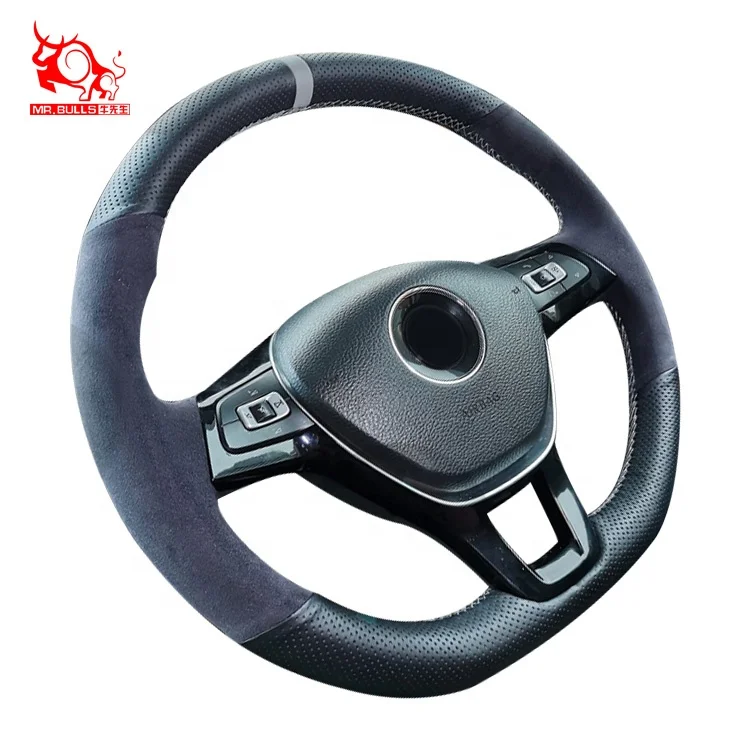 

free shipping custom Car Steering Wheel Cover for Volkswagen VW, Customized color