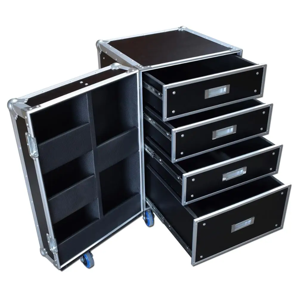 Kkmark Custom 4 Drawer Production Flightcase With Storage Door - Buy ...