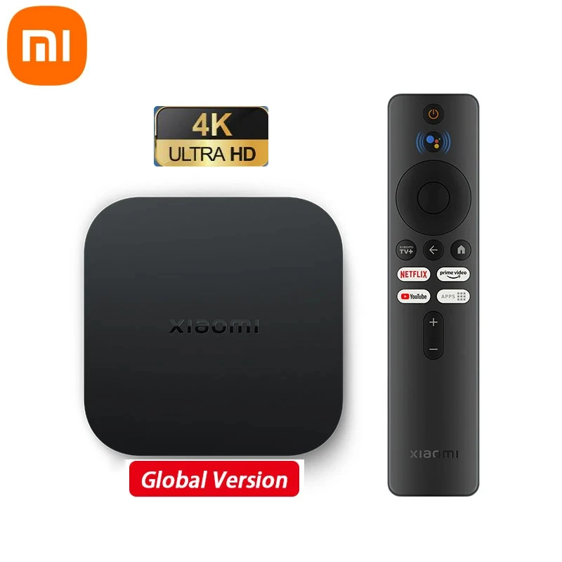 

In stock Global Xiaomi Mi (2nd Gen) 4K Ultra HD Android 12 Android 10.0 Smart Set-top Box media player 2GB 8GB ATV voice remote