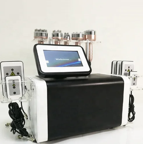 

6 in 1 40k vacuum cavitation system rf slimming machine body sculpture lipo laser machine