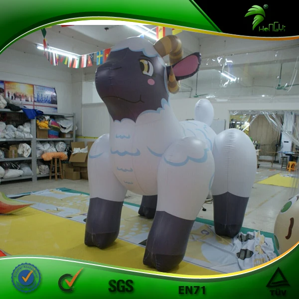 Cute Inflatable Fat Sheep Cartoon Inflatable Animal Toy Custom