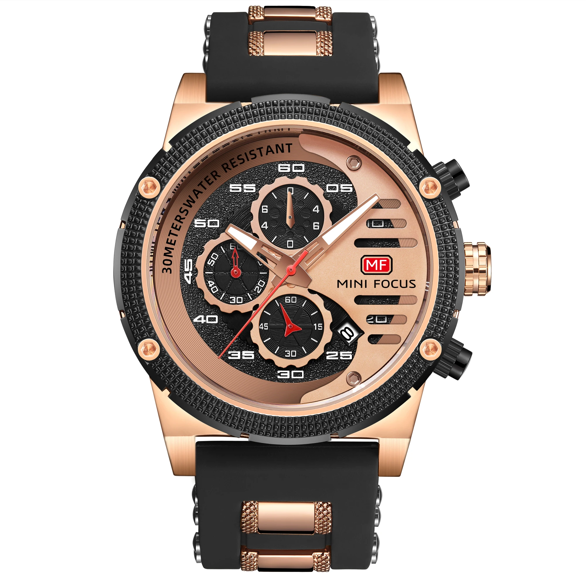 

2021 Fashion Energy The New Watch Military Waterproof Strap Silicones Watches For Men