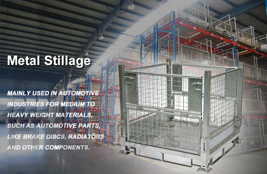 Mainly used in automotive industries for medium to heavy weight materials, such as automotive parts, like brake discs, radiators, and other components.
