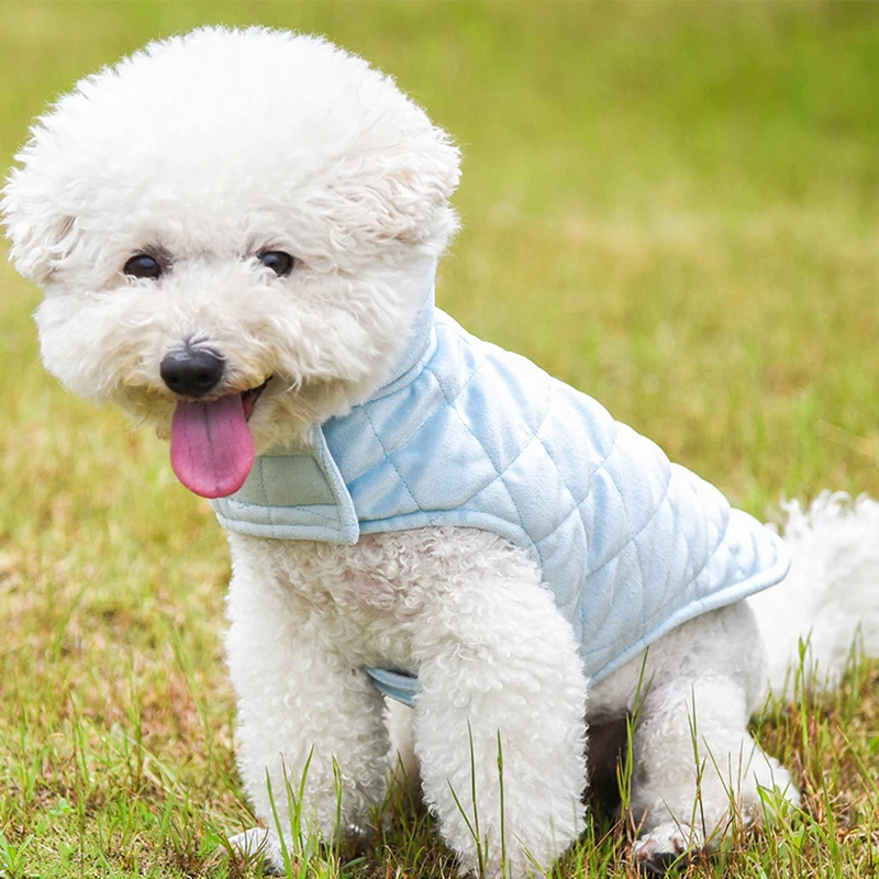 

Drop shipping amazon top sell Dog Clothes Winter Coat Jacket Fleece Cotton Windproof vest puffer vest, 8colors