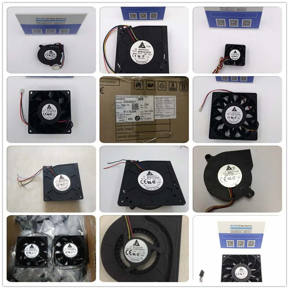 Original Axial flow fan  AD08012HX257304  80*80*25mm 12V  0.18A Ventilation and refrigeration Bearing cooling fan