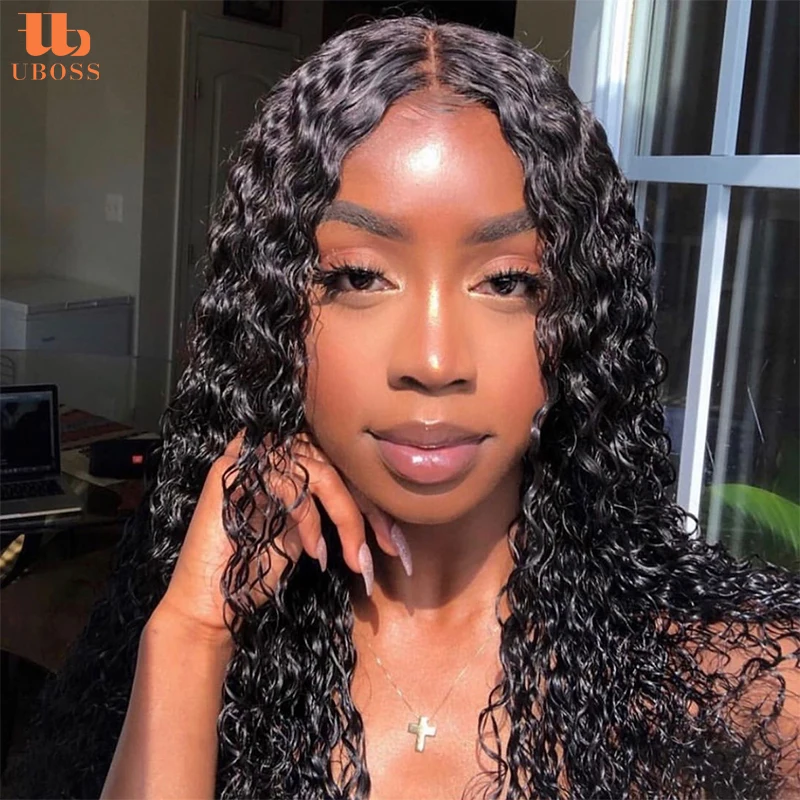 

10A Grade Brazilian Hair Deep Wave Lace Frontal Wigs Cheveux Indian En Gros Product