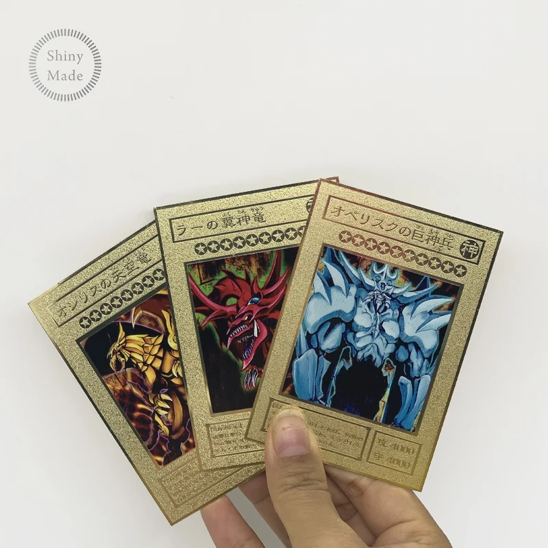 

Custom playing cards for kids and adult OEM party card game metal yugioh cards for sale yu-gi-oh