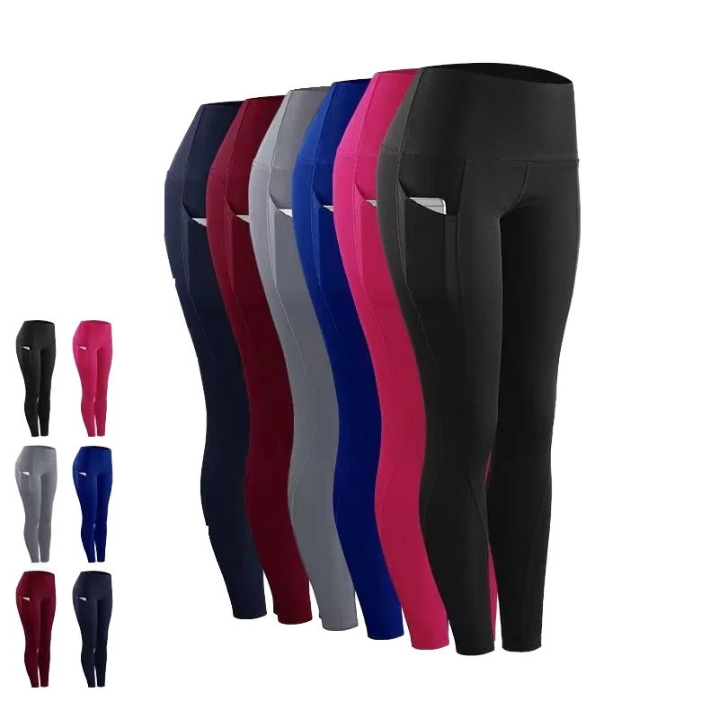 Breathable Athletic裤Full Length Yoga Pants