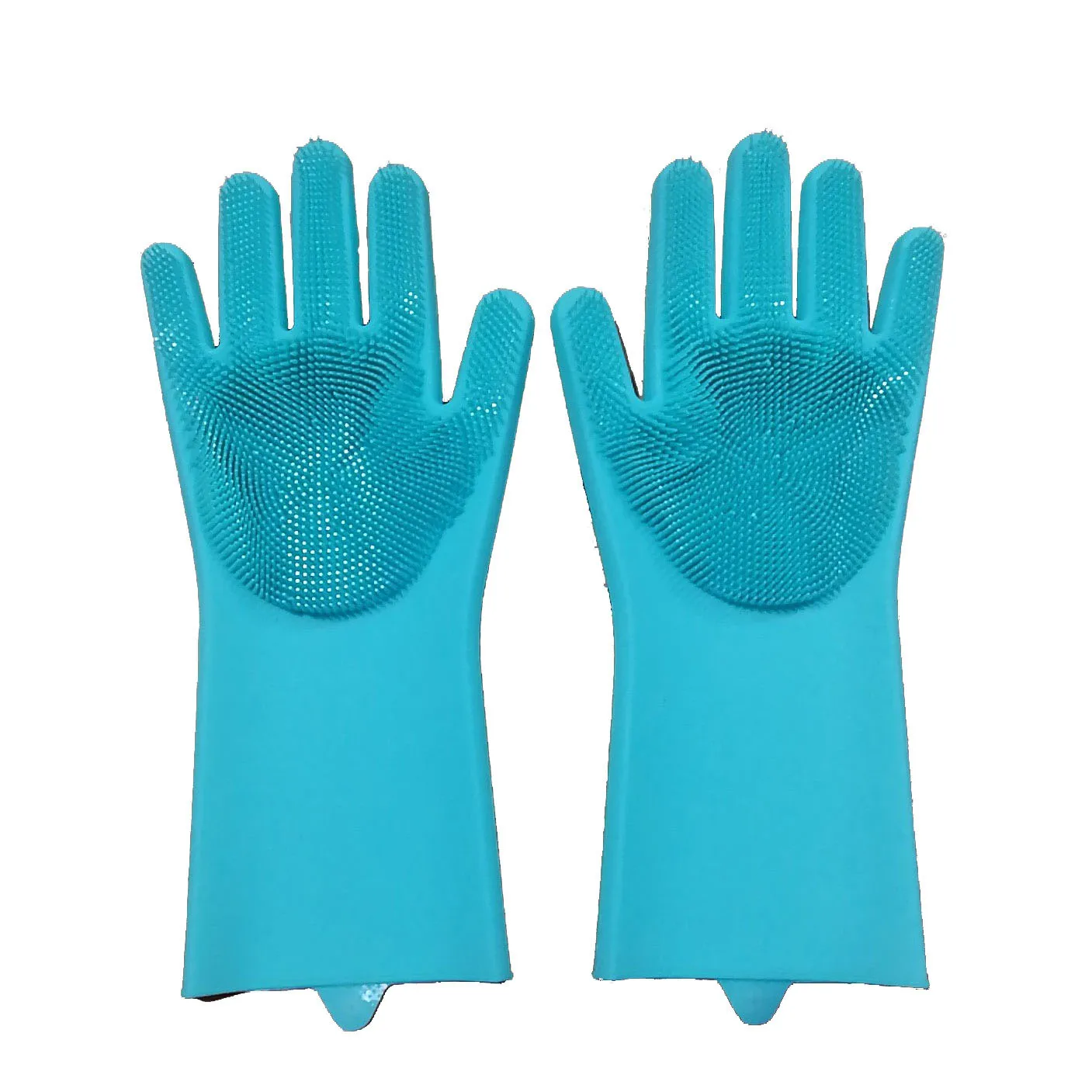 

Chinese Supplier Magic Dishwashing Silicone Gloves With Wash Scrubber