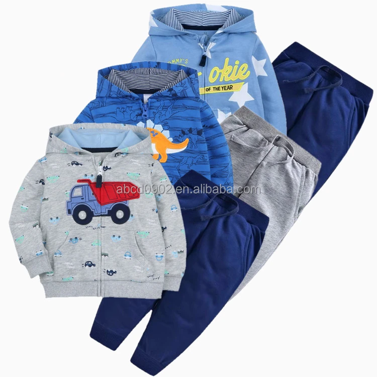 

Winter thickened children's hoodie long sleeve set wholesale discount, Picture shows