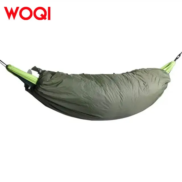 WOQI Multifunctional Duck Down Filled Hammock Sleeping Bag for Warmth Lightweight and Adjustable Camping Sleeping Bag