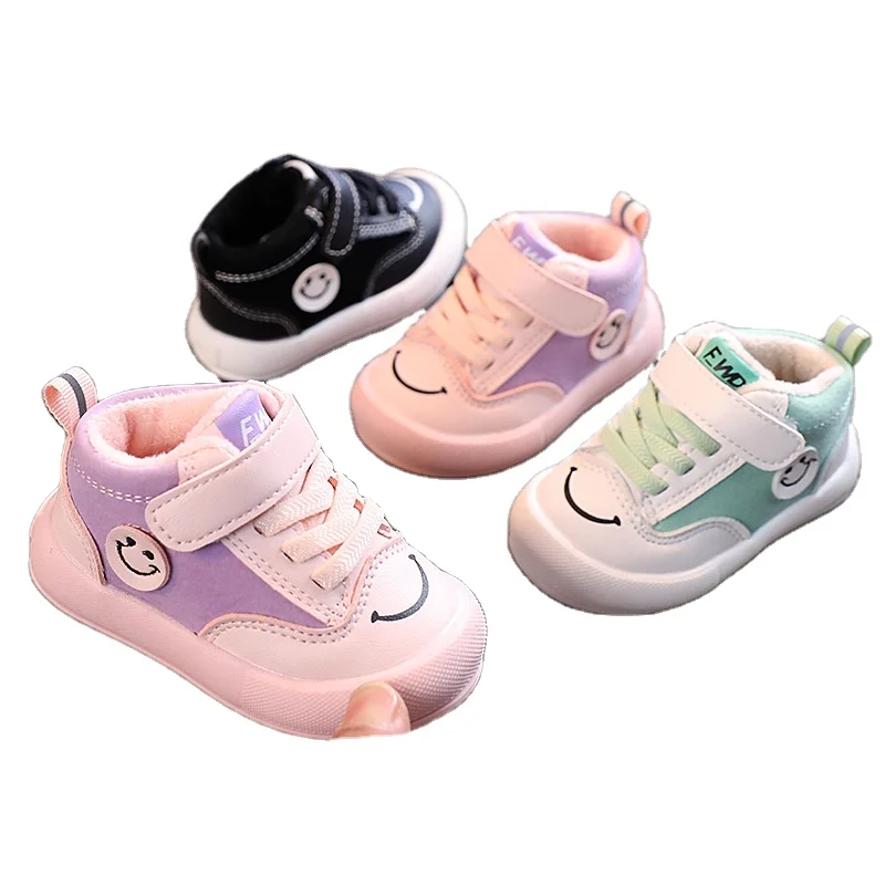 

Newborn Shoes Pre-Walker Soft Sole Pram Shoes Canvas Sneakers Trainers Casual Shoes