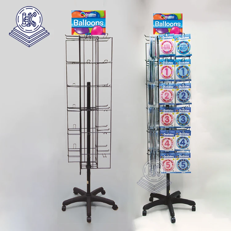 Rotating Metal Multi Tiers Balloon Trees Stand Display Rack Socks ...