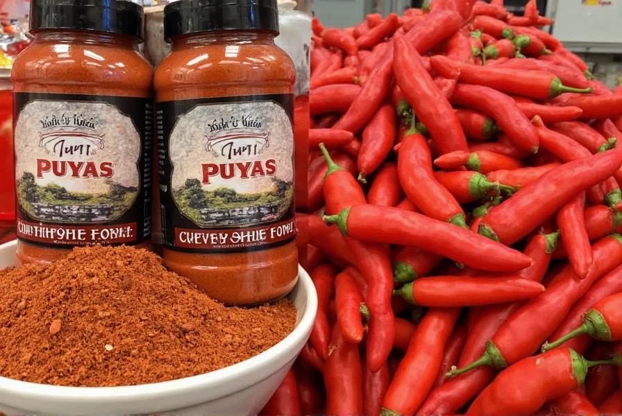 Collection of Dried Puya Chilies
