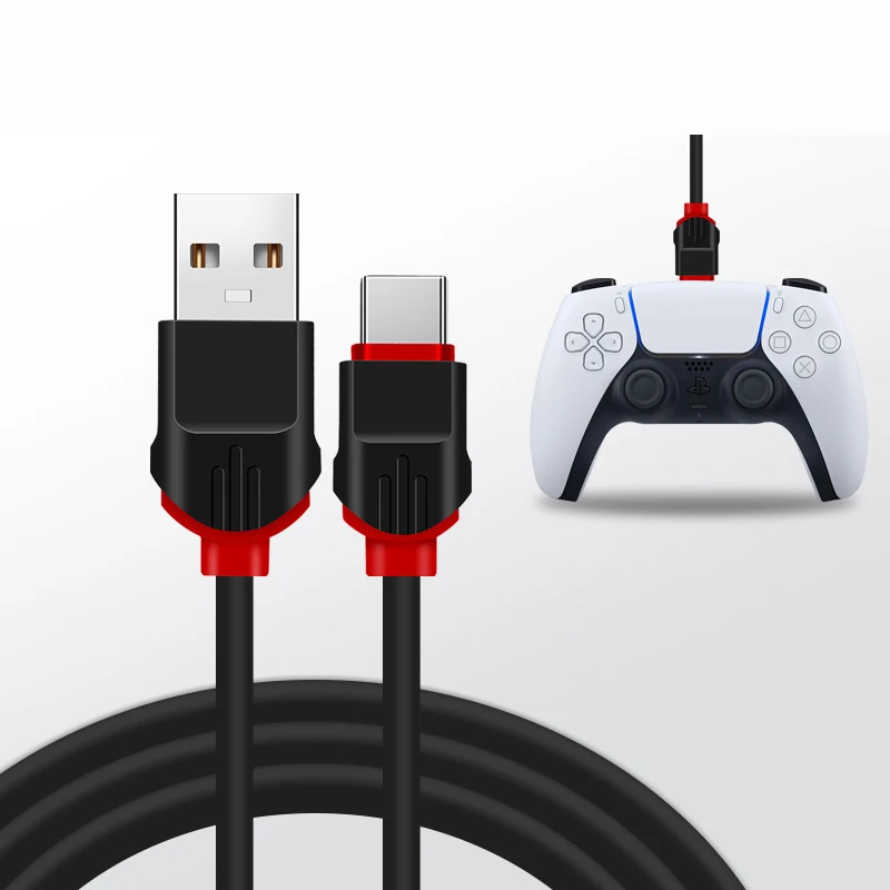 

New Wireless Game Controller USB Data Line Type c Charging Cable for PS5 XBOX Series X Game Accessories