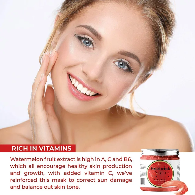 Naturals Hydrating Watermelon Vitamin C Toning Gel Sleep Face Mask