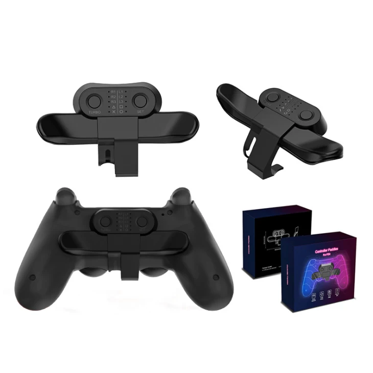 

Gamepad Controller Back Paddles Button Attachment for PS4 Playstaion 4 Controller, Black