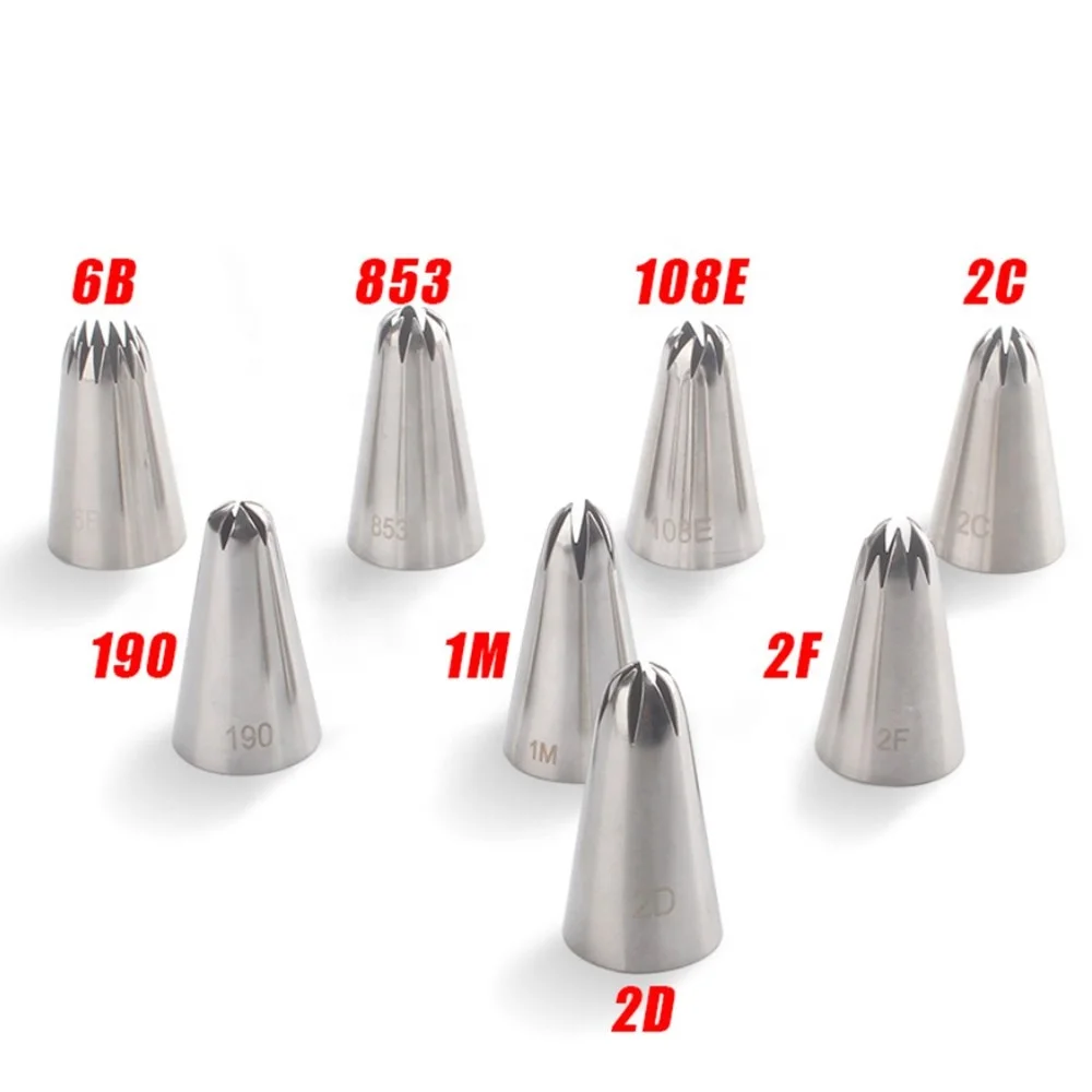 

Spraying nozzles metal tool kit for cake decorating 8pcs/set