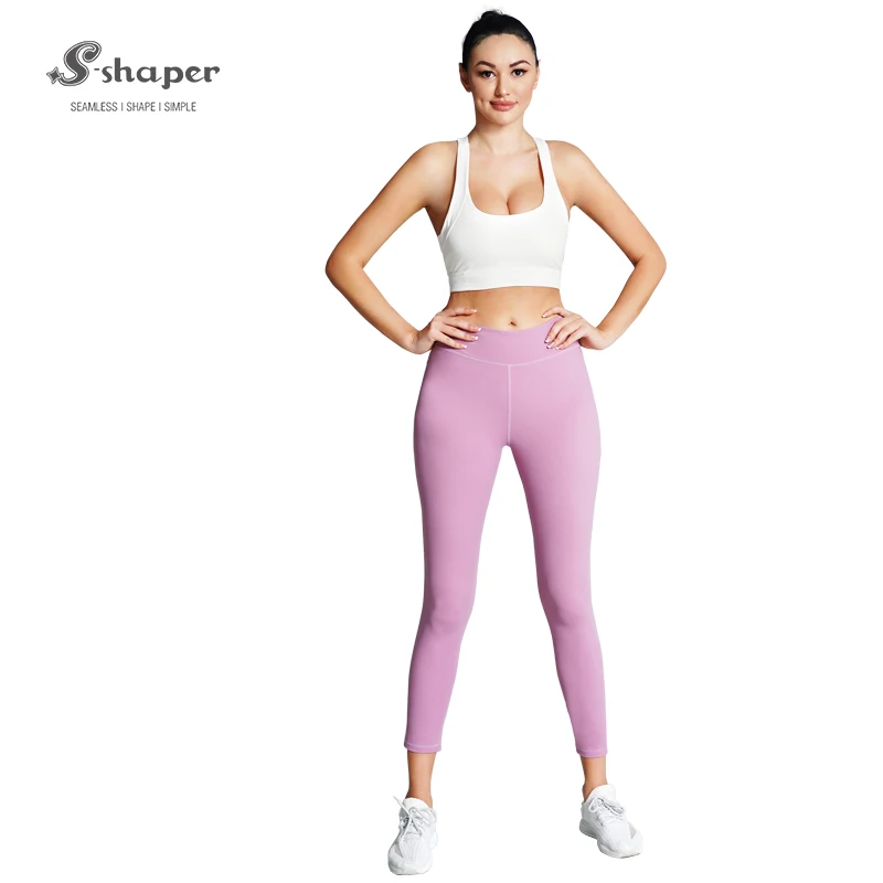 

New Factory wholesale womens sportswear high quality tummy control yoga leggings, Purple