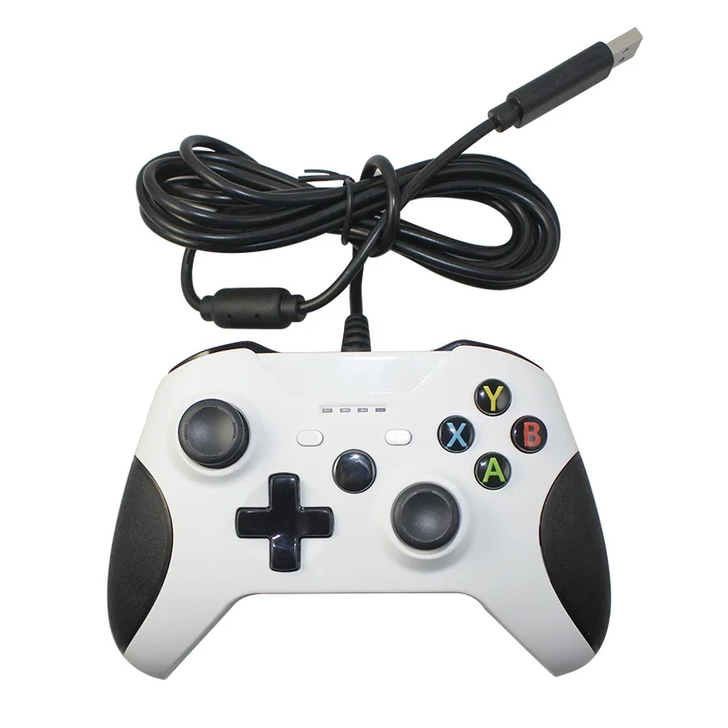 

USB Wired Joystick Controller For Xbox One / Slim Controller Gamepad, Black white