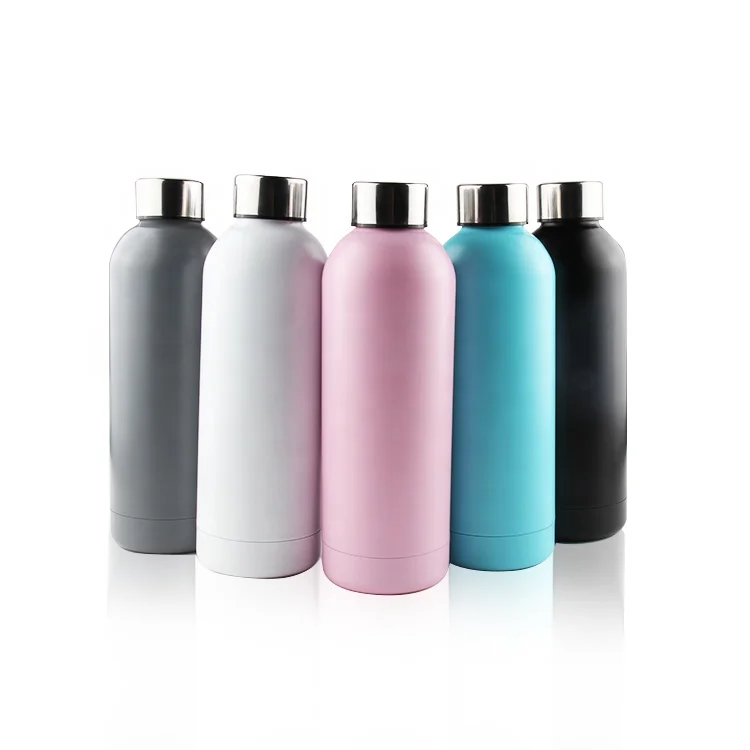 

18/8 Double-Walled Stainless Steel Water Bottle 500ML Thermos Vacuum Flasks Bottles, Color as picture