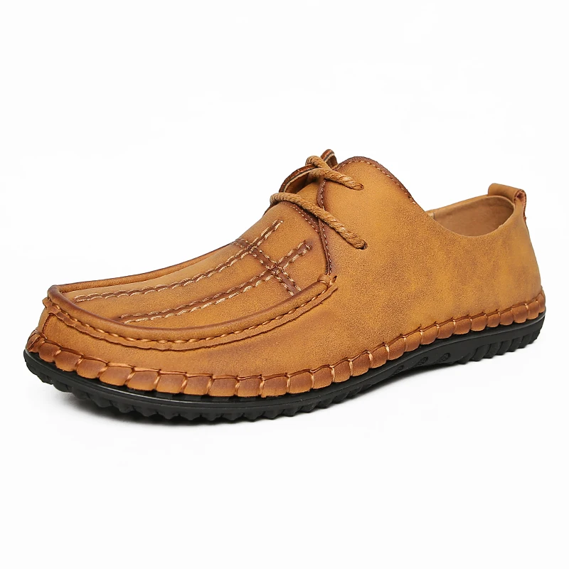 

Fashion leather casual shoes for men comfortable driving shoes rubber sole