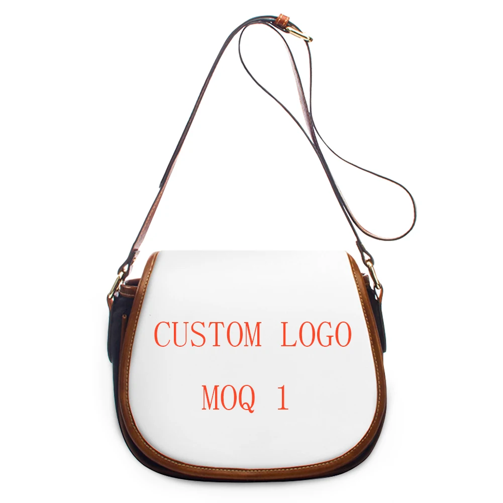 

Drop Shipping MOQ 1 Women Hand Bag Manufacturer Supply Custom Logo/Design/Photo/Piceture/Text/Name Girls Cross Body Bags