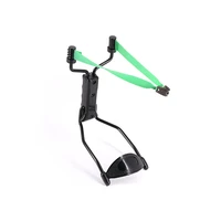 

Shooting Slingshot Outdoor Hunting Flat Rubber Bands Wrist Support Deluxe Folding Slingshot