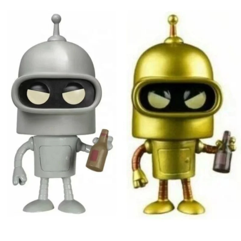 

FUNKO POP Animation Futurama 29# BENDER Action Figure Toys Silver Gold Vinyl Figurine Cute Doll Collection Model Gift Wholesale