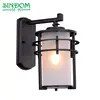 Contemporary outdoor wall mounted lighting lantern lamp