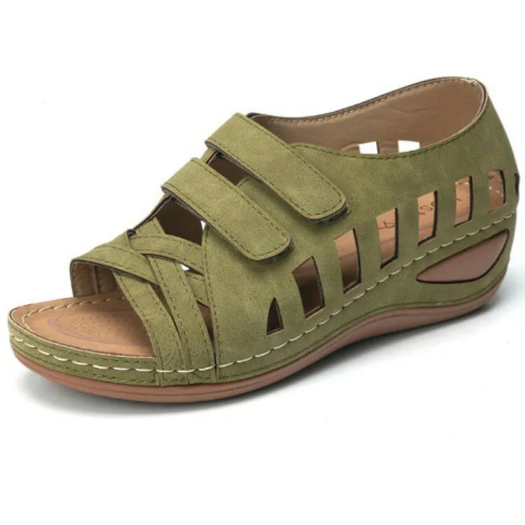 

Best selling women's casual Rome beach women wedge shoes open toe ladies sandals slippers summer shoes from china