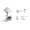 Top Quality 1:19 4pcs in line Electric Bass Guitar tuner for 18mm machine head hole 4 string bass necks