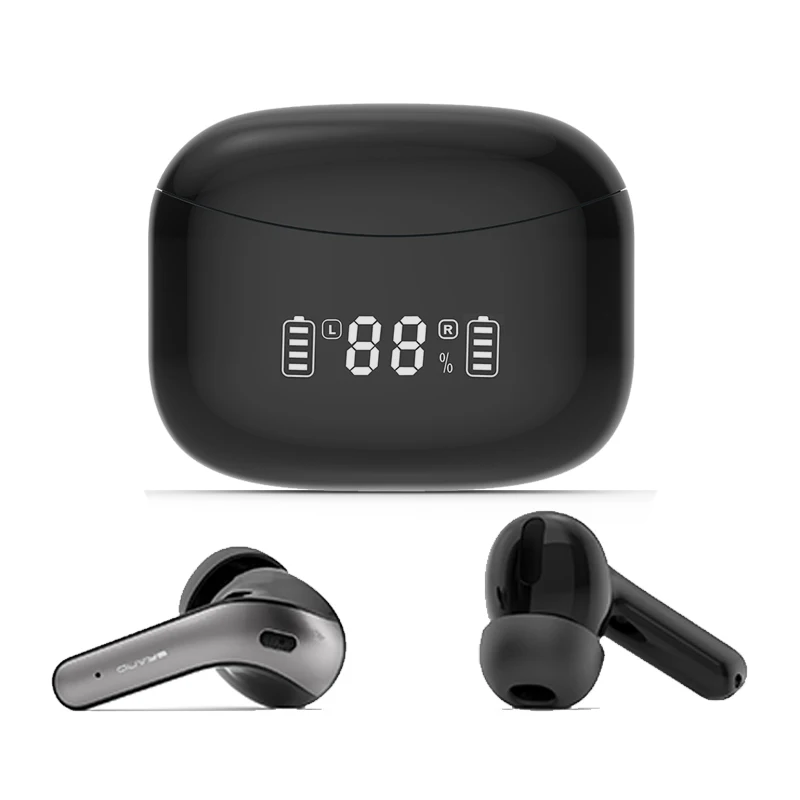 

2020 TWS Wireless Sport Earbuds Lightweight Headset 5.0 Stereo X15 Cordless Earbuds In-Ear Blue tooth Headphones, Black white