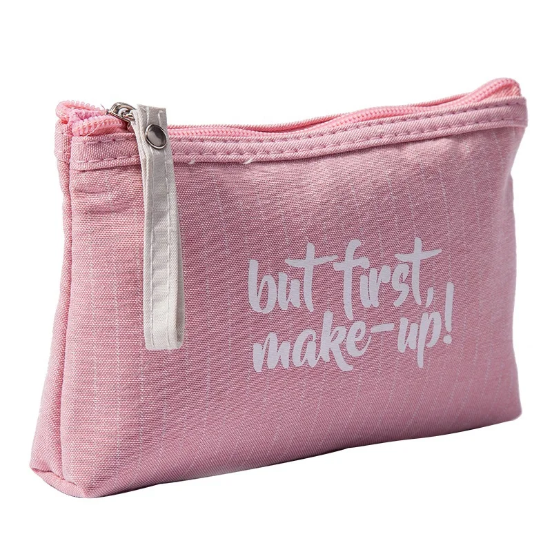 

Cheap Canvas Mini Zipper Beaury Makeup Bag Travel Cosmetic Bags or Pouches, 5 colors or customized colors
