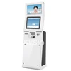 Self duplication kiosk machine dual monitor payment document printing