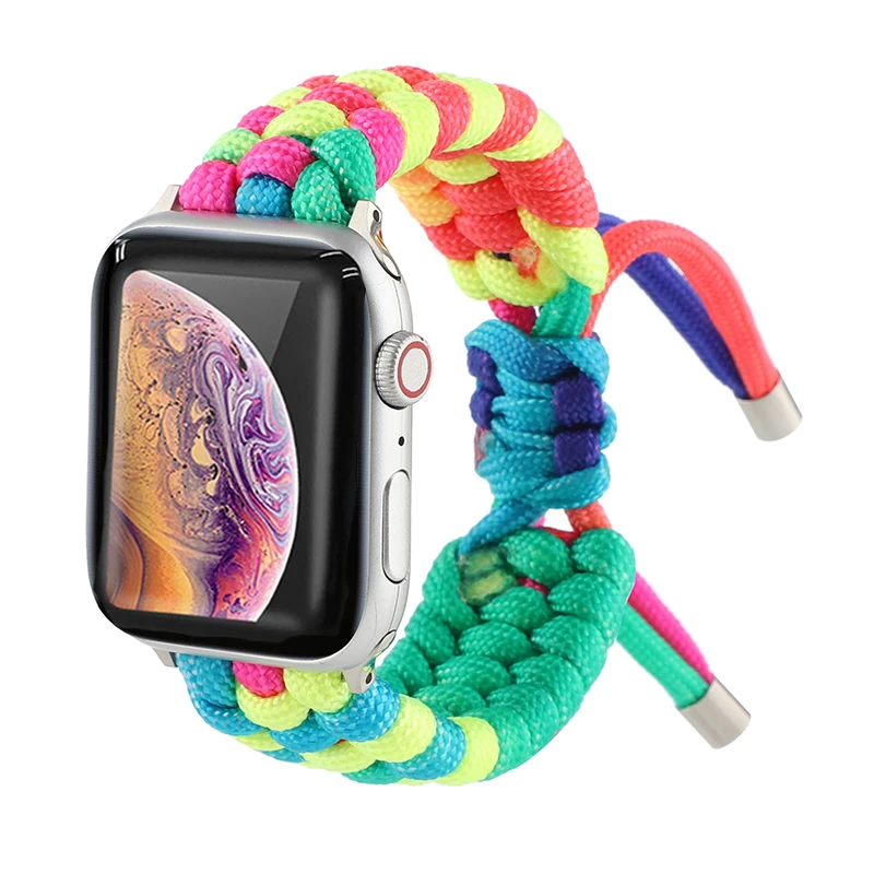 

Outdoors Survival Rope Strap Iwatch Bracelet for Apple Watch Band 6/5/4/3/2/1