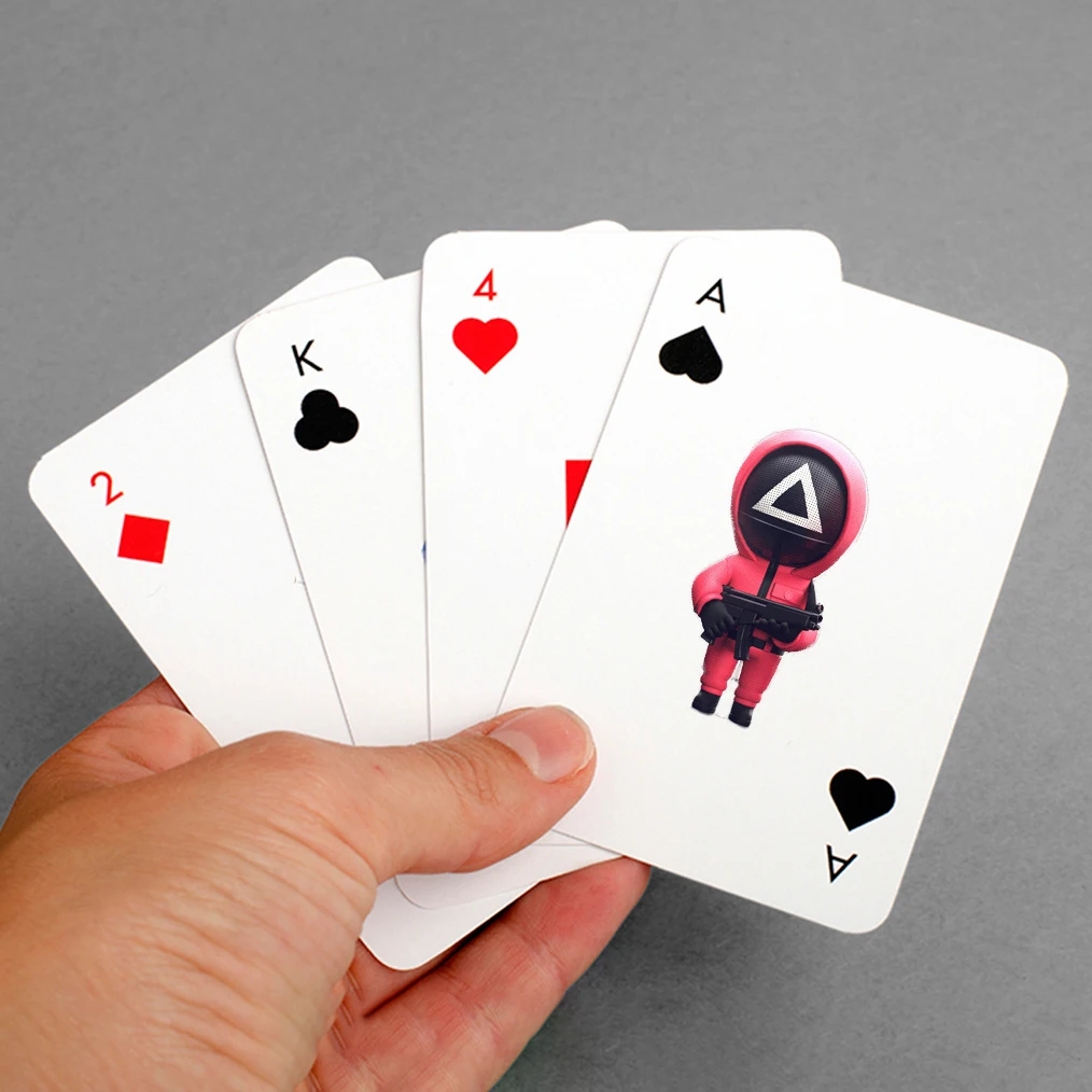 

Wholesale Card Squid Poker Custom Golden Waterproof Sublimation Playing Card Game Playing Cards
