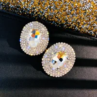 

2020 baoyu diamond stud rhinestone statement earings for women stud