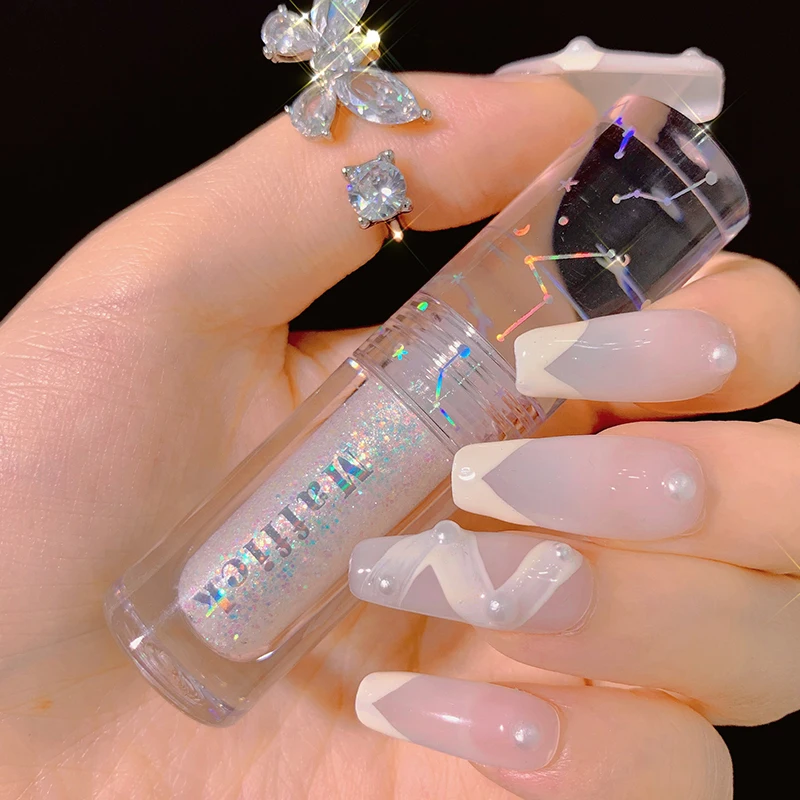 

MAFFICK Wholesale Makeup Cosmetics Products Glitter Eyeshadow Natural Liquid Eye Shadow, 6 colors