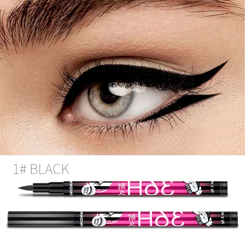 

colorful eyeliner private label accepted waterproof OEM sexy makeup liquid eyeliner low moq, 4 colors